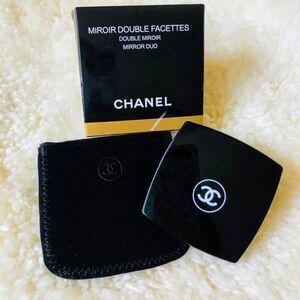 Chanel Black Double Facettes Mirror